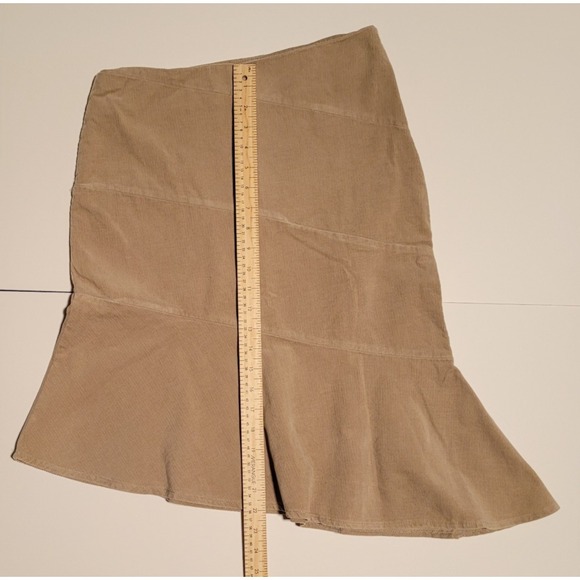 Smart Set Beige Polyester Dress Skirt Size 5 Side‎ Zipper Knee Length - Picture 2 of 5